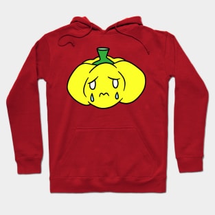 Sad Crying Yellow Bell Pepper Hoodie